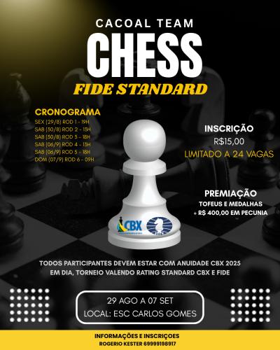 CACOAL TEAM CHESS FIDE STD