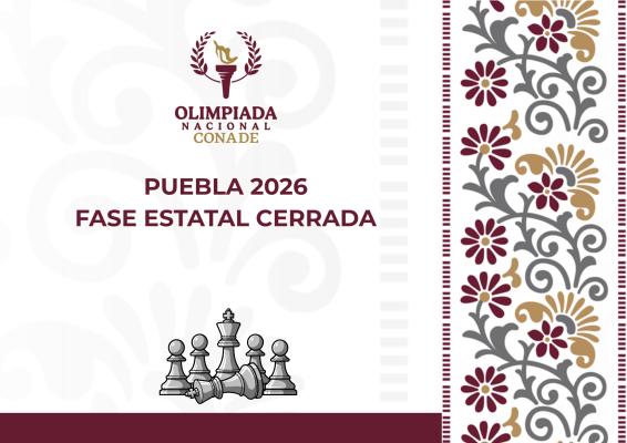 Olimpiada Nacional 2026, Fase Estatal Cerrada